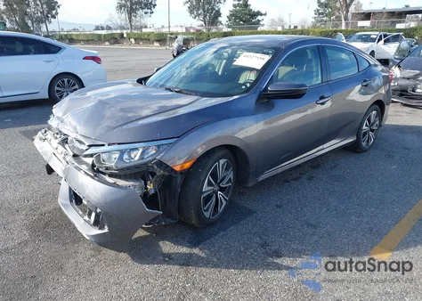 2018 Honda Civic Ex-L из США, поврежденный, VIN JHMFC1F76JX011250